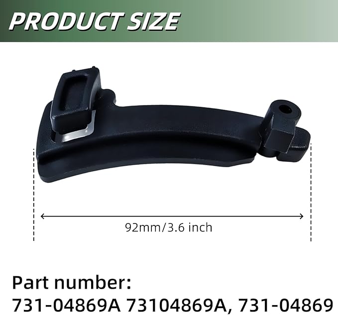 4 Pack 731-04869 Snowblower Chute Flange Replacement Compatible with MTD Craftsman Troy-Bilt Snow Blowers, Fits Models 31AE6AHE722 31AE6BHE722 31AE6GLF722, Replaces 731-04869A