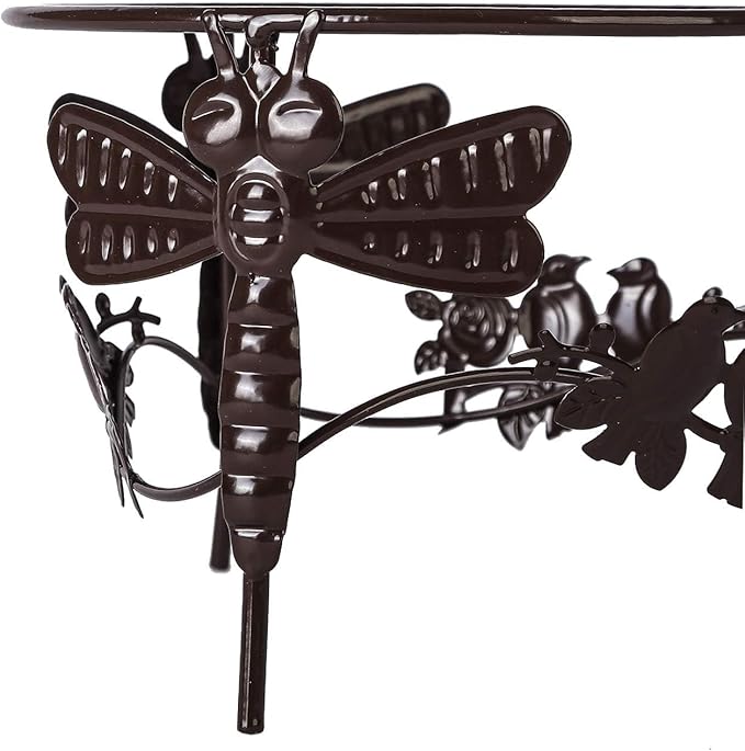 Topadorn Gazing Ball Stand Garden Hardware Metal Stand for 10-Inch or 12-Inch Gazing Globes