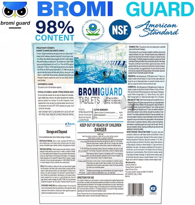 【1 Inch 5.5 Lbs】 Bromine Tablets for Spa Hot Tub Chemical Tabs Brominating Tablets Spa Hot Tub Chemical Sanitizer