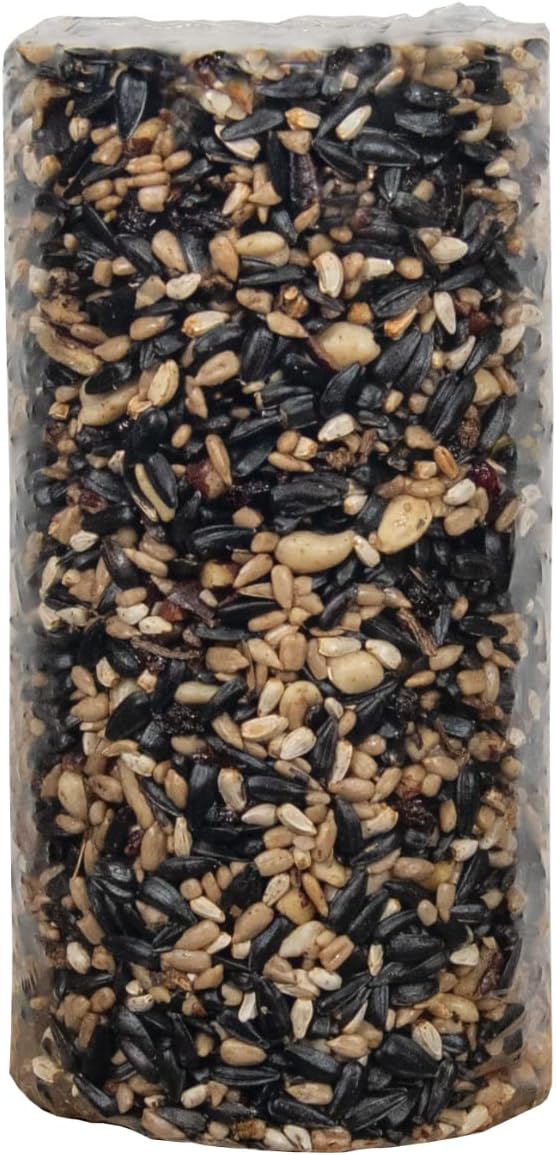 JCs Wildlife All Season Blend Premium Bird Seed Small Cylinder with Hole, 1.75 lb (6 Cylinder)