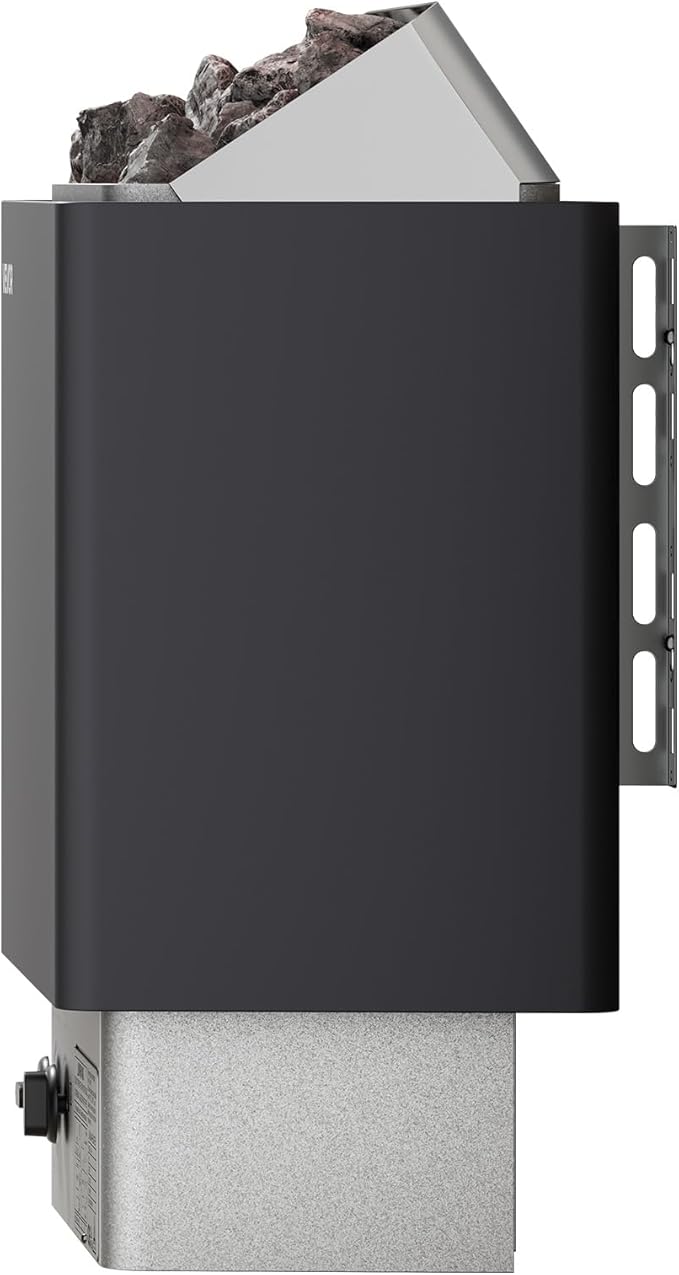 VEVOR 9KW Sauna Heater, Steam Bath Sauna Heater with Built-in Controls, Electric Sauna Stove, 3h Timer and Adjustable Temp for Max. 317-459 Cubic Feet, Home Hotel Spa Shower Use 220V FCC Certification