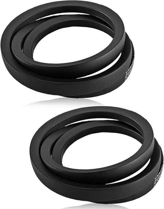 2Pcs V-Belt Fit for Ariens 07200802 Deluxe 24" 28" Snow Thrower, Snow Blower Deck Drive Belt