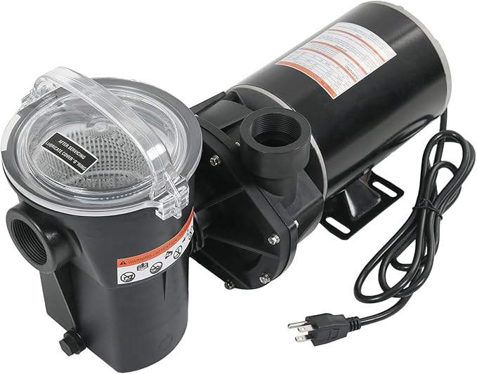 Pool Pumps Above Ground 1.5 motor HP W3SP1580X15 Power Flo LX Single Speed Swimming Pools Pump 115V,11.2A,60HZ,3450RPM for In-Ground Pool and Spa