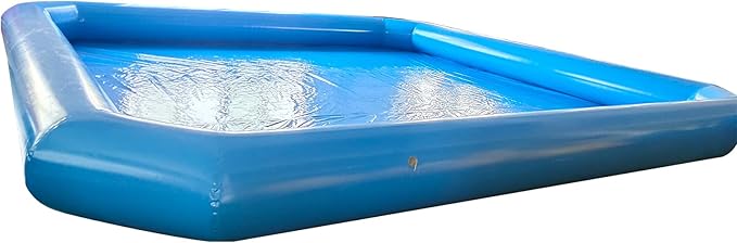 26.2x26.2x2ft Commercial Large Inflatable Pool Blow Up Swim Pools Swimming Lounge Pools with One Blower for Commercial Outdoor Summer