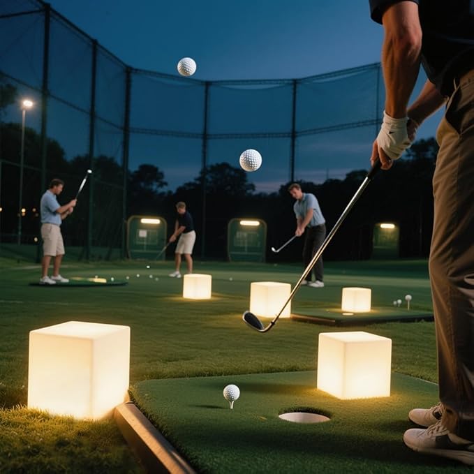 8-in Solar Cube Light Outdoor Waterproof, 16 Colors Illuminate Cube Floor Lamp, Dimmable Glowing LED Tesseract Cosmic w/Ground Stake & Remote Dynamic Effect for Garden Yard Patio Mood Ambient Lighting