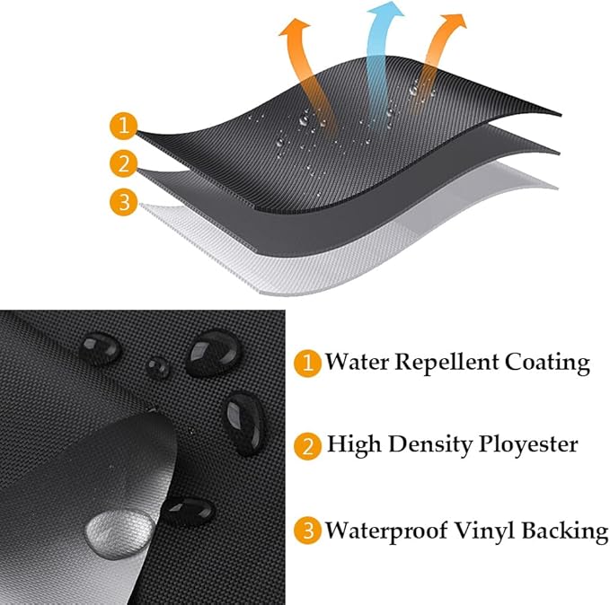 Short BBQ Grill Cover Lightweight Waterproof Outdoor Summer BBQ Gas Grill Covers 60 inches
