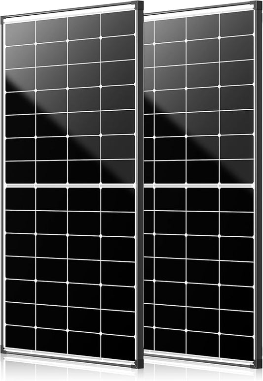 440 Watt Solar Panel,25.4% High Efficiency Perovskite Solar Cells,10BB Hidden Busbar Technology,12v/24v Solar Panels for Off-Grid Systems, RV, Boat, Cabin, Backup Power