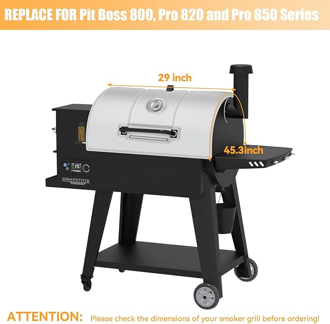 Grill Blanket for Pit Boss 800, Pro 820 and Pro 850 Series Wood Pellet Grills, Thermal Insulated Blanket Warmer for it Boss 67342, 820FB, 820S, 820SC, Ideal for Outdoor Grilling