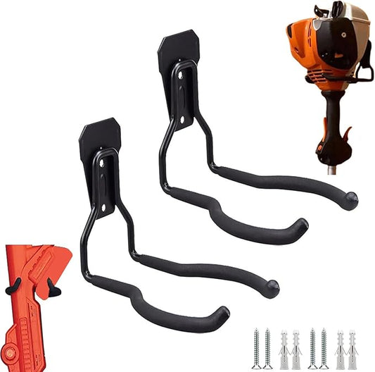 2pcs String Trimmer Hanger, Weed Eater Wall Mount, String Trimmer Hanger Garage, String Trimmer Wall Mount, Weed Eater Hangers for Garage Wall, for Garage Wall Tool Organizers and Storage, No Trimmer