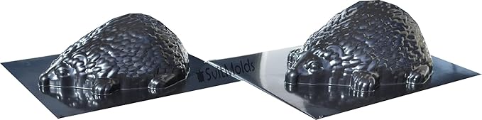 SvitMolds DIY Hedgehog Mold Cement Molds Statues for Garden Garden Decor Molds D84 (Big + Small)