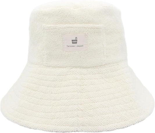 Sauna Hat Towel Japan Brand for Men and Women, Washable Sauna Hat (White)