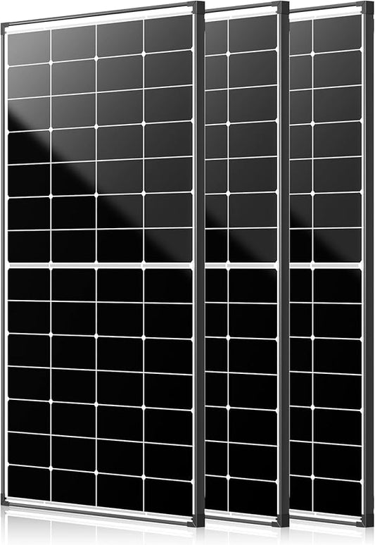 660 Watt Solar Panel,25.4% High Efficiency Perovskite Solar Cells,10BB Hidden Busbar Technology,12v/24v Solar Panels for Off-Grid Systems, RV, Boat, Cabin, Backup Power