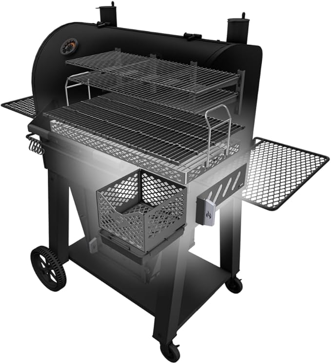 Oklahoma Joe's® Marshal Centerbox™ Smoker, Black Steel - 23202164