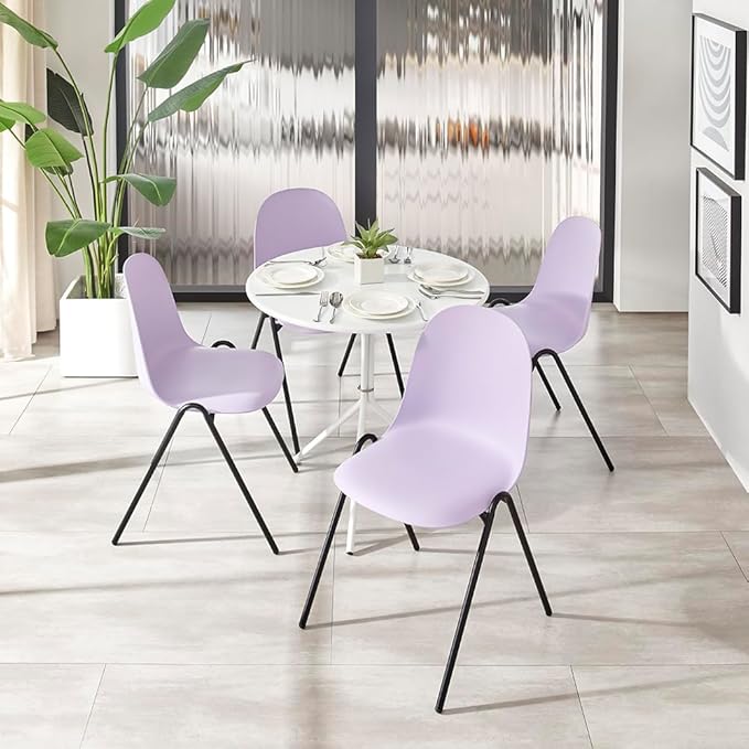 Minimalist Design 31.5 Inch Diameter Round Metal Patio Table, Bistro Table, Dining Table, Suitable for Indoor and Outdoor Cafes and Restaurants (White)