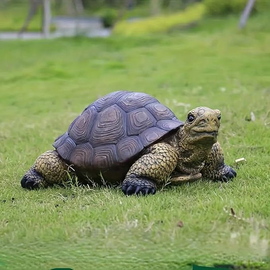 Garden Turtle Statue Decoration, Large Realistic Tortoise Figurine, Outdoor Lawn Ornament Garden Outdoor Courtyard, Lawn Landscape, Swimming Pool Decoration, Festival and Birthday Gifts