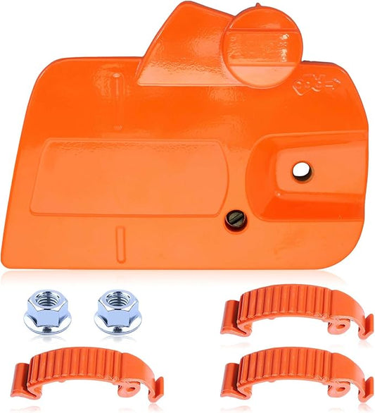 435 Clutch Cover Assembly for Husqvarna 435 Chainsaw Chain Brake Clutch Cover 536329204, Chain Brake Assembly Clutch Side Cover For Husqvarna 435 X-Torq Chainsaw Parts with Snap Clips Bar Nuts