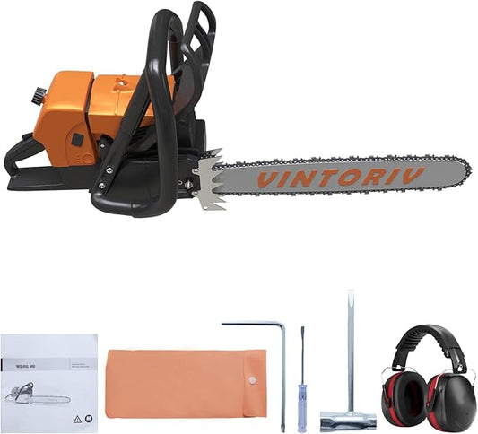 660V 36 Inch Gas Chainsaw for MS660 G660 066 For Stihl G660 NS892, 92cc 2-Cycle 5.2KW 7HP Powerhead with 36" Bar & Chain, OEM Code Compatible, All Parts Replacement