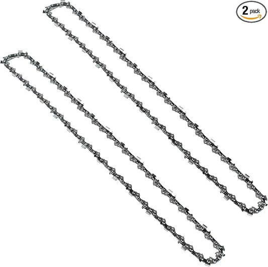 10 Inch Chainsaw Chains for Black & Decker LCS1020 20V LCS1020B, 10" Replacement Chain 3/8" LP Pitch .043" Gauge 40 Drive Links