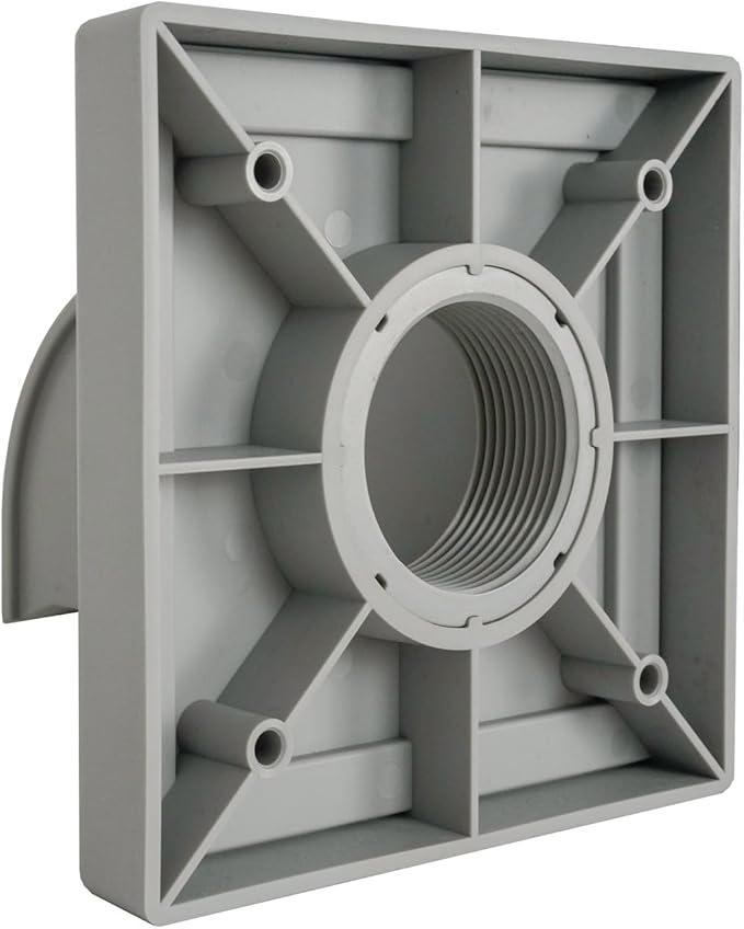 Marcello Square Pool & Fountain Water Feature Spout (Dolphin Gray)