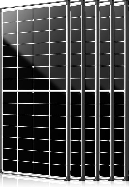 1100 Watt Solar Panel,25.4% High Efficiency Perovskite Solar Cells,10BB Hidden Busbar Technology,12v/24v Solar Panels for Off-Grid Systems, RV, Boat, Cabin, Backup Power