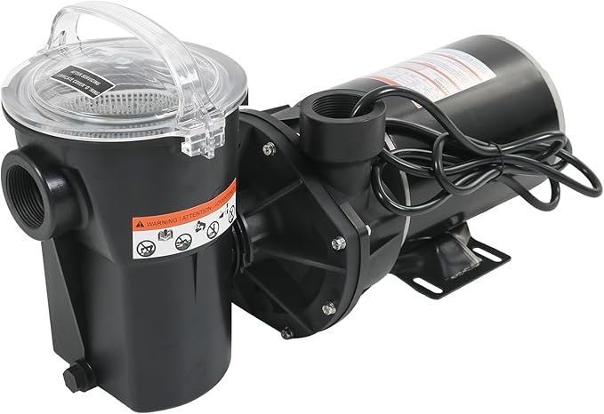 Pool Pumps Above Ground 1.0 motor HP W3SP1580 Power Flo LX Single Speed Swimming Pools Pump 115V,11.2A,60HZ,3450RPM for In-Ground Pool and Spa