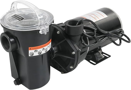 Pool Pumps Above Ground 1.0 motor HP W3SP1580 Power Flo LX Single Speed Swimming Pools Pump 115V,11.2A,60HZ,3450RPM for In-Ground Pool and Spa