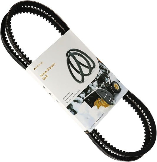 2-Pack 754-04014, 954-04014, 954-04013 Neoprene Rubber Snow Blower Belts for MTD, Replacement OEM Parts for Craftsman 247885500, 24788890 Auger Drive Belt, 3/8" x 27"
