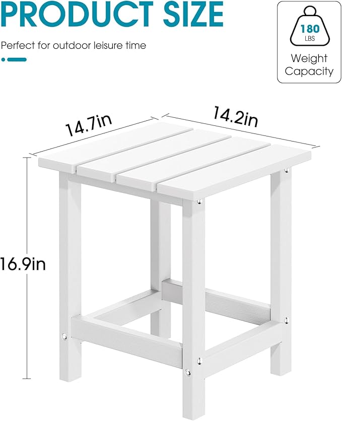 MUCHENGHY Folding Adirondack Chairs, Patio Chairs, Lawn Chairs, Outdoor Chair, Adirondack Chair Plastic, Fire Pit, Weather Resistant with Cup Holder for Deck, Backyard, Garden(White, 3-Piece)