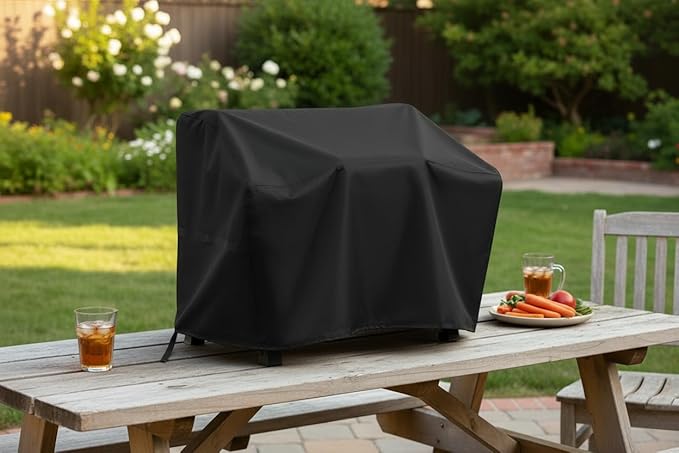 Outdoor Tabletop Grill Cover for Char Broil Portable 1 Burner Stainless Steel Propane Gas Grill, Waterproof Outdoor BBQ Table Top Grill Cover - 24 x 12 x 14 Inch