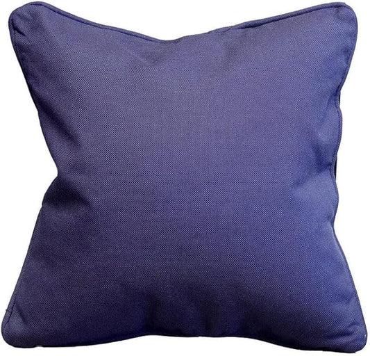 East Green 20 x 20 Waterproof Outdoor Pillow with Insert, Navy - Premium Olefin Outdoor Accent Pillow for Patio Furniture