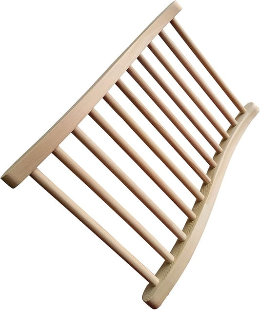 S-Shape Universal Sauna Backrest (Canadian Premium Hemlock Wood)