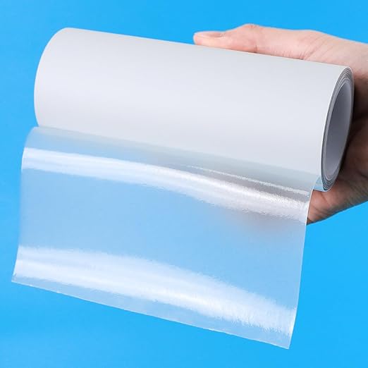 Waterproof Repair Tape for Bounce House, Pool, Tent, Leather, Outdoor TPU Inflatable Repair Patch Kit for Tarp, Canopy and Boat Cover, 5 Inch x 5FT, Clear, Heavy Duty
