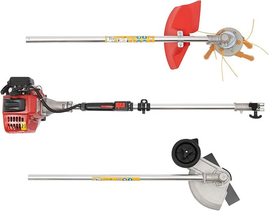 26cc/33cc/43cc Weed Eater Gas Powered, Gas Weed Trimmer Wacker Single-Cylinder Air-Cooled 2-Stroke Gasoline Engine Brush Cutter, Lawn Edger Grass Trimmer Tools for The Garden and Yard (26CC)