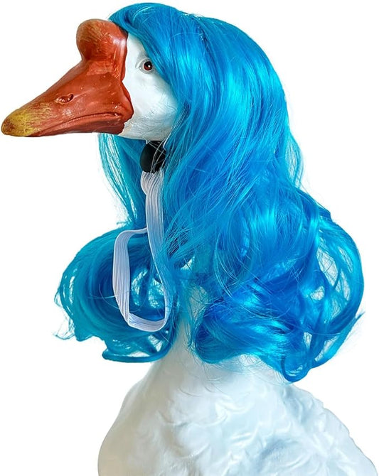 Porch Goose Wigs, Porch Goose Outfits Lawn Goose Statue Accessories for Outdoor Garden Patio Yard Goosey Decor （Style 4）