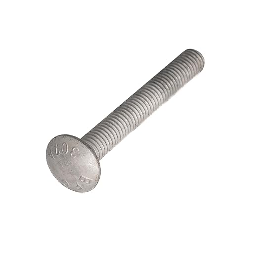 3/4"-10 x 3 (20 Pack) Hot Dipped Galvanized Carriage Bolt Grade 307A for Exterior Use by Fastener Depot