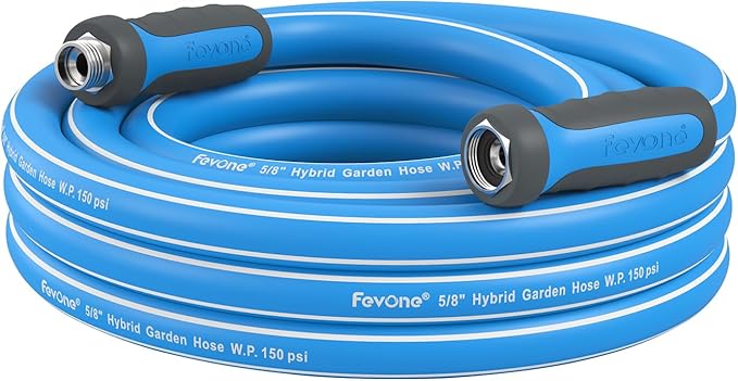 Fevone Garden Leader Hose 3 ft., Lightweight Hybrid Water Hose, Flexible and Durable, Leak-Free Connections