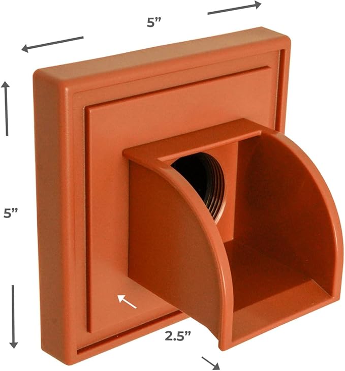 Marcello Square Pool & Fountain Water Feature Spout (Terracotta)