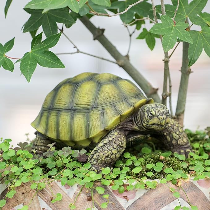 Realistic Turtle Statue - Turtle Sculpture Outdoor Garden Decoration Suitable for Ponds, courtyards, lawns, and Pools | A Unique Gift for Gardeners and Nature Enthusiasts