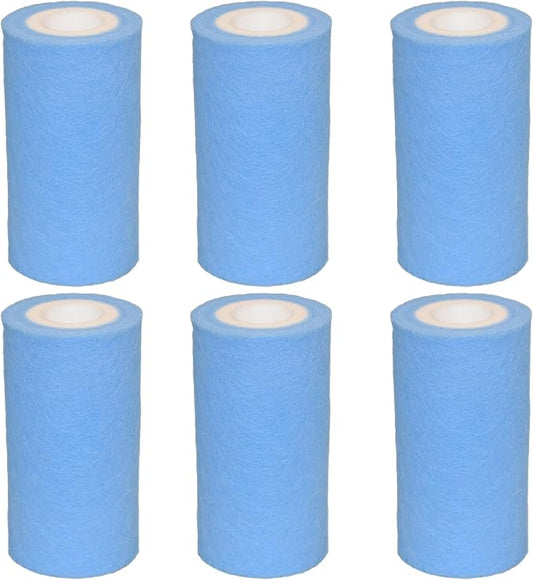 A or C Meltblown Pool Filter Replacement Type III Pool Filter Compatible with Intex 29000E/59900E Easy Set, Summer Escapes, Inflatable Swimming Pool, A/C Pack of 6