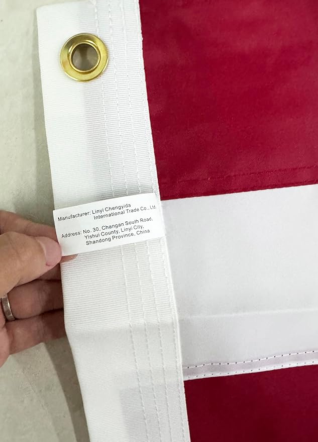 American Flag 1x1.5 ft: Long Lasting US Flag, Heavy Duty Nylon, Embroidered Stars, Sewn Stripes, Brass Grommets, UV Protection Perfect for Outdoors! USA Flag