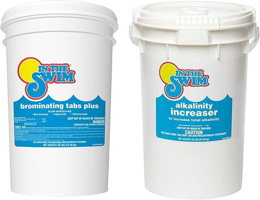 In The Swim Bromine Plus and Alkalinity Increaser - 50 Pounds of Bromine - 50 Pounds of Alkalinity Increaser