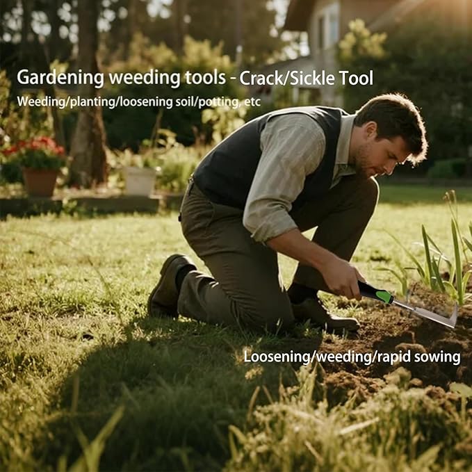 Weeding Tool,Garden Hand Tools,Weed Removal Tool,Crack Weeder Crevice for Garden/Patio/Crack/Potted Plant Weed Puller Tool(3pcs)