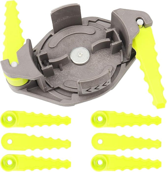 2-In-1 Pivoting Fixed Line And Bladed Head for 8V, 24V & 40V Strimmers, Fits RY40210, RY40210A, ACFHRL2 AC052N1