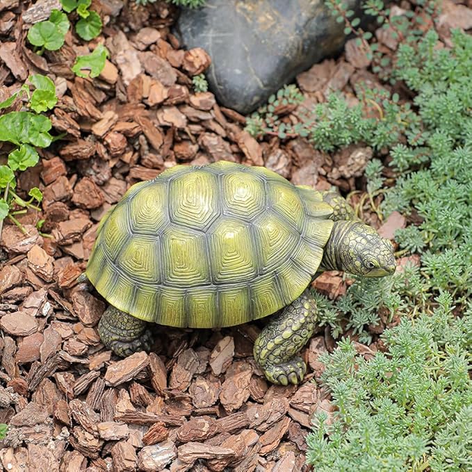 Realistic Turtle Statue - Turtle Sculpture Outdoor Garden Decoration Suitable for Ponds, courtyards, lawns, and Pools | A Unique Gift for Gardeners and Nature Enthusiasts