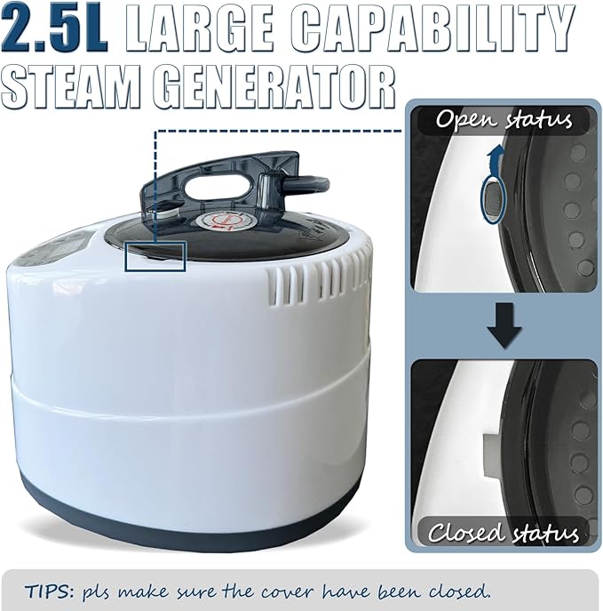 Portable Steam Sauna, Full Size Collapsible Sauna Tent for Home Spa, 2.5L,1500W Steamer with Remote Control,Christmas Birthday Gift for Family