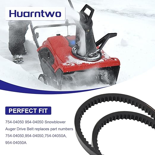 2PCS 954-04050 754-04050 Snow Thrower Auger Drive Belt for MTD(1/2" x 35")