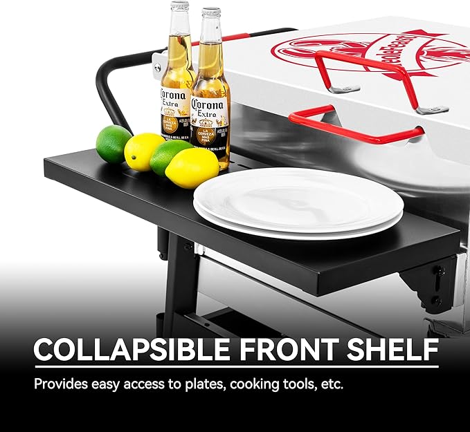 Creole Feast CFB1001A 90 QT Crawfish Boiler, Outdoor Single Sack Propane Gas Cooker with Folding Cylinder Mounting Bracket and Stirring Paddle for Seafood & Crawfish Season, Black