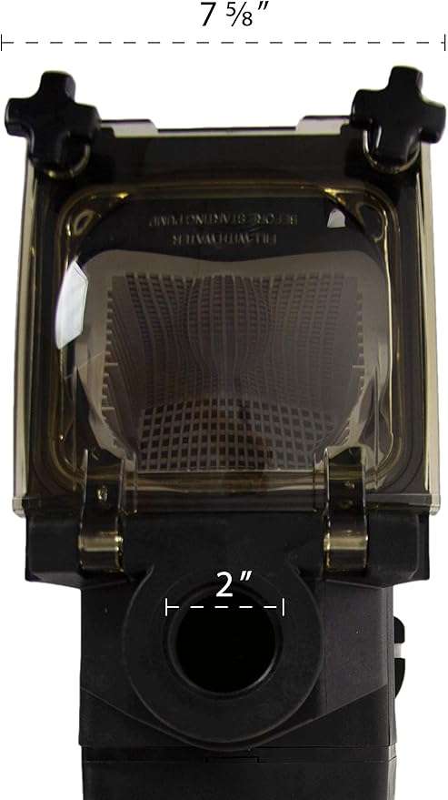 Rx Clear Ultimate Niagara 3/4 HP Pool Pump for Inground Swimming Pools | 56 Frame | 115/230 Volt | 8.5/4.3 Amps | Corrosion Proof | Large See-Through Strainer Cover