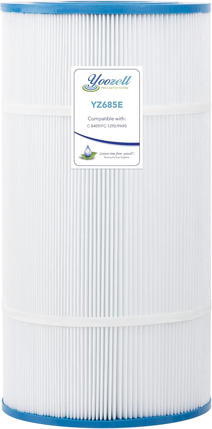 YZ685E. Swimming Pool Replacement Filter Replaces for Unicel C-8409 90Sq.ft FC-1292 PA90 Hayward CX900RE Darlly 80951 1Pack