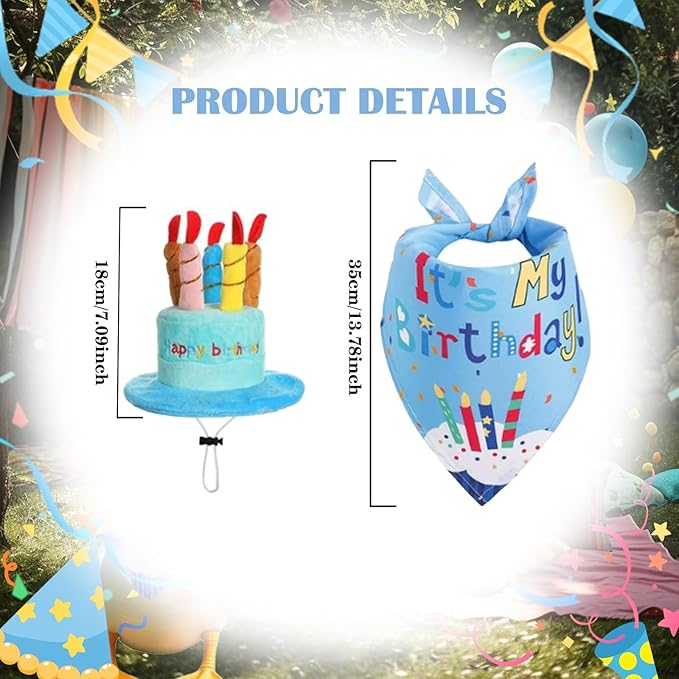 Porch Goose Outfits for 23" Plastic Porch Goose Birthday Outfit Goose Clothes for Cement Goose for Indoor Outdoor Garden Yard Lawn Patio Art Decor(Blue)